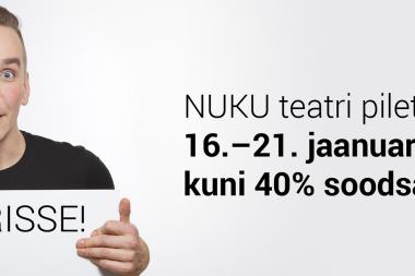 Algas NUKU teatri piletite sooduskampaania